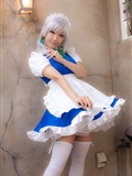 cosplay美女套图 c77 Sakuya Izayoi　白丝假发扮相(1)(100)